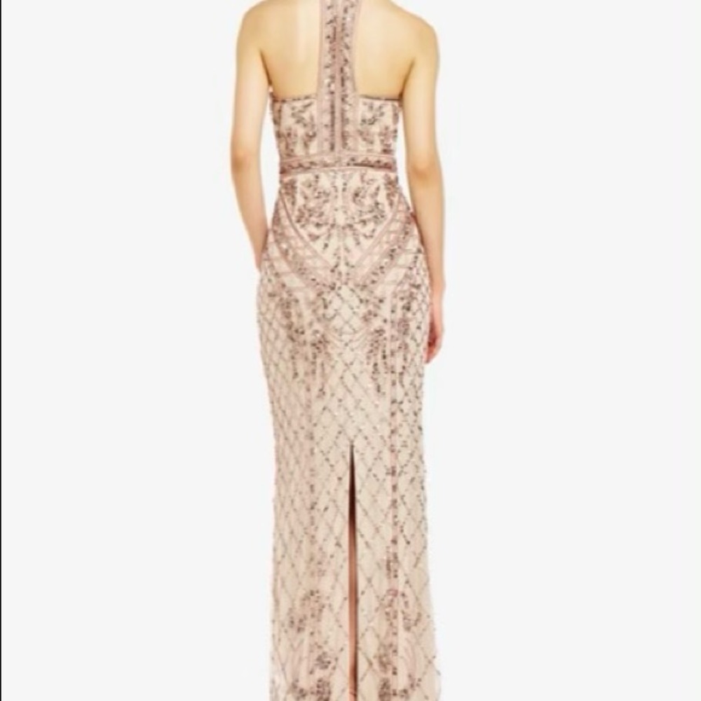Adrianna Papell Size 6 Beaded Evening Gown